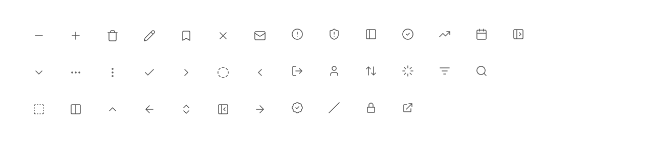 Icons - Documentation - Obra shadcn/ui kit