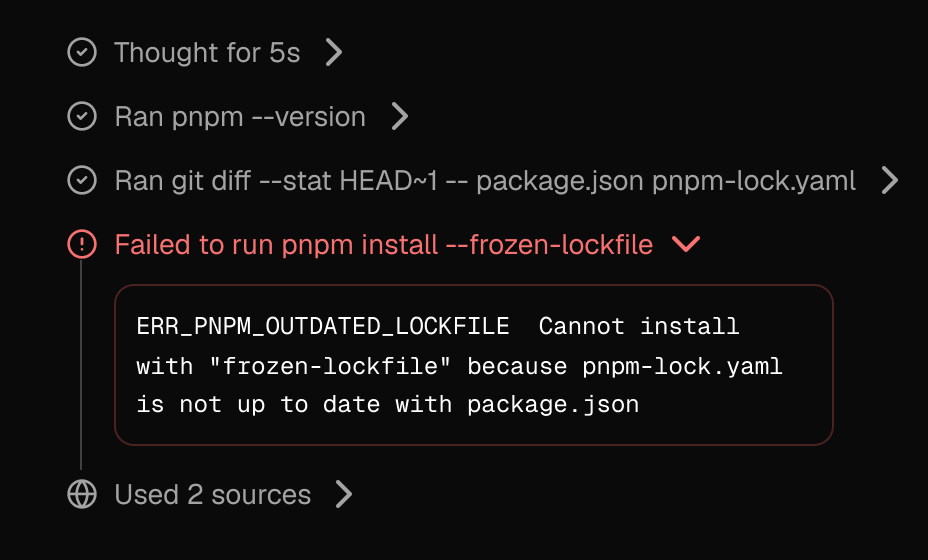 The same Trace in dark mode