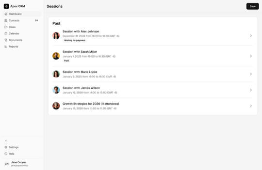 Application UI block