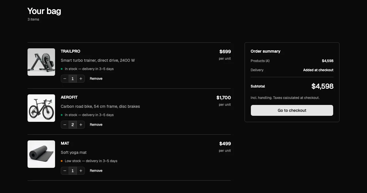Cart 01 React block