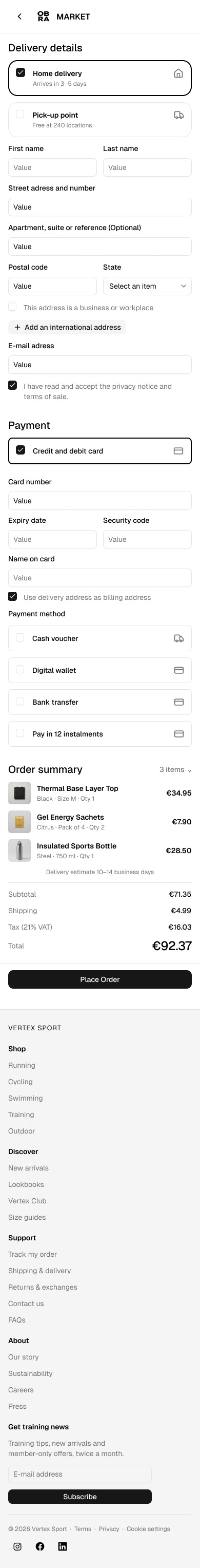 E-commerce Pro Blocks — Checkout