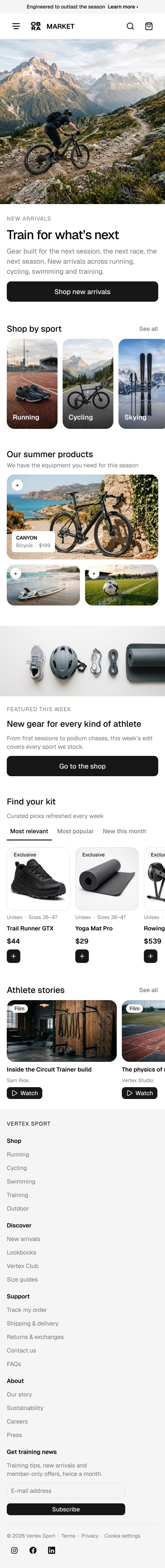 E-commerce Pro Blocks — Home
