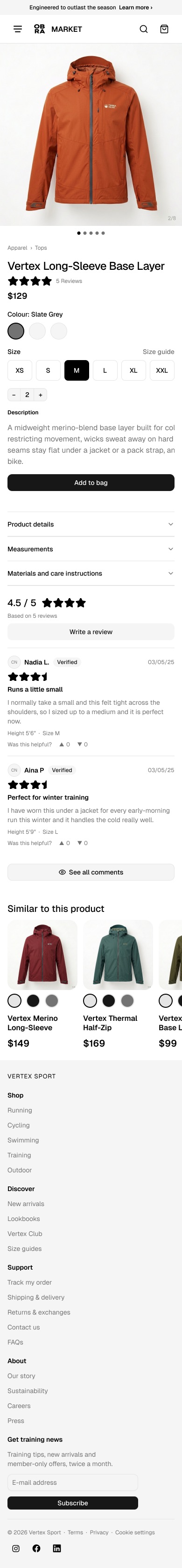 E-commerce Pro Blocks — Product detail