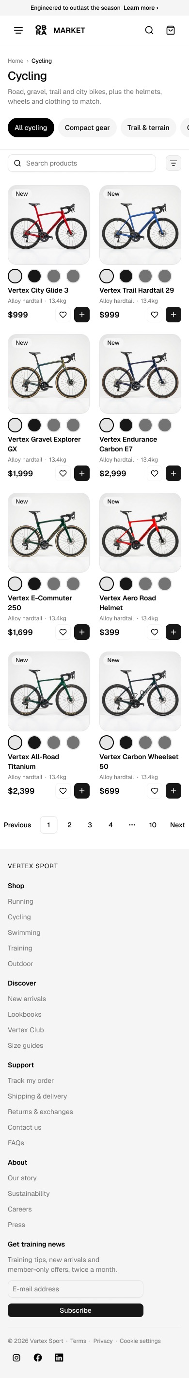E-commerce Pro Blocks — Product list
